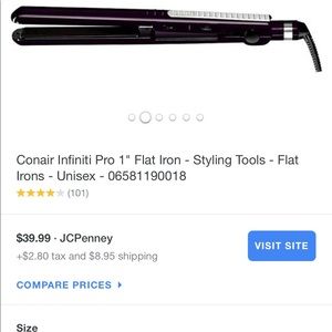 Conair infinity flat iron